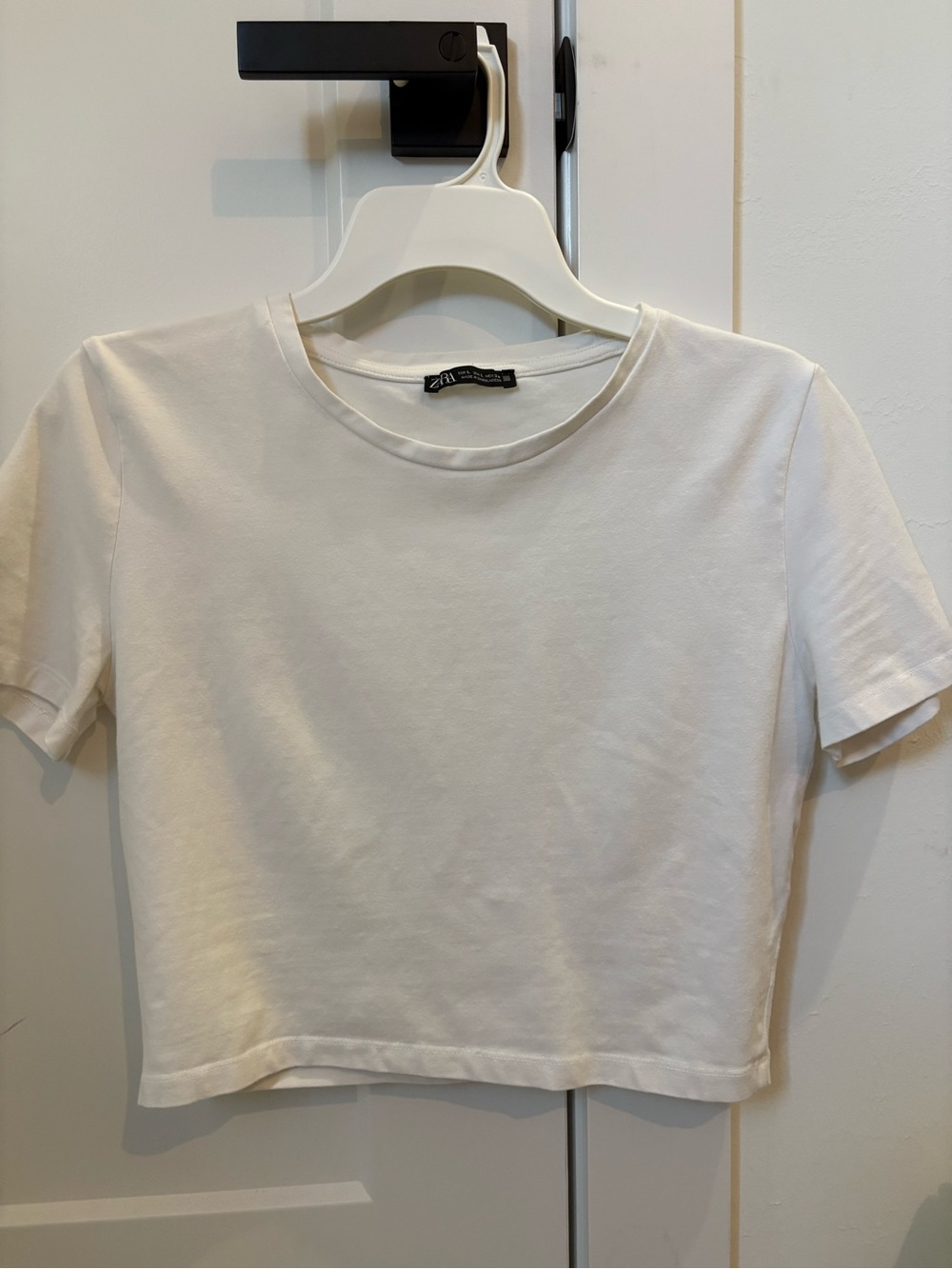 Zara White Baby Tee
